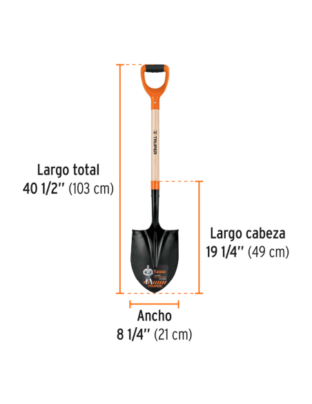 Pala Corazon Cabo Madera Ancho 21 Cm 17160 Truper Pala Corazon Cabo Madera Ancho 21 Cm 17160 Truper