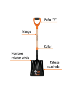Pala Ancha Cabo Madera Ancho 24 Cm 17161 Truper 2