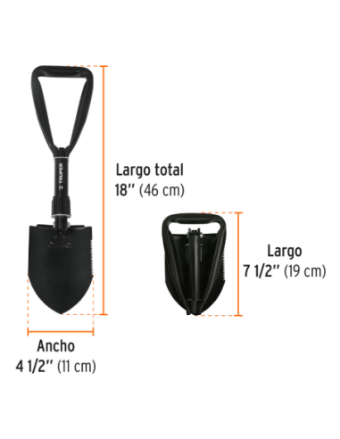 Pala Plegable 45 Cm (18) 16018 Truper