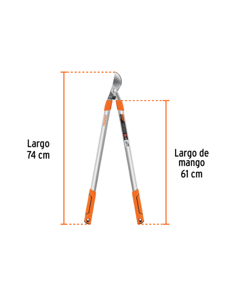 Tijera Para Ramas Mango Aluminio Con Grip Largo 70 Cm 18392 Truper Tijera Para Ramas Mango Aluminio Con Grip Largo 70 Cm 18392 Truper