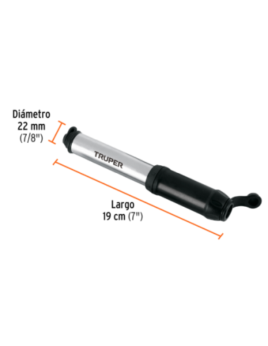 Inflador Manual Para Bicicletas 11997 Truper