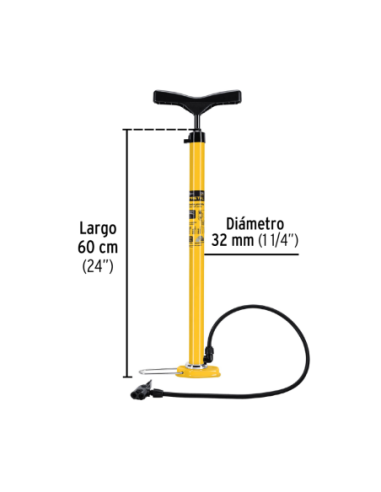 Inflador De Pie 21690 Truper