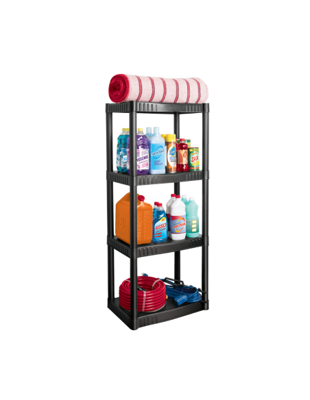 Estante Plastico De 4 Repisas Soporta 27 Kg 25075 Truper Estante Plastico De 4 Repisas Soporta 27 Kg 25075 Truper