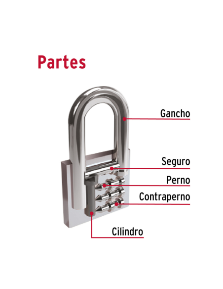 Candado Hierro Ancho 32mm Gancho Largo En Caja 43793 Truper Candado Hierro Ancho 32mm Gancho Largo En Caja 43793 Truper