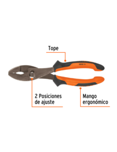 Pinza Chofer 2 Posiciones Largo 20 Cm (8) 13065 Truper 2