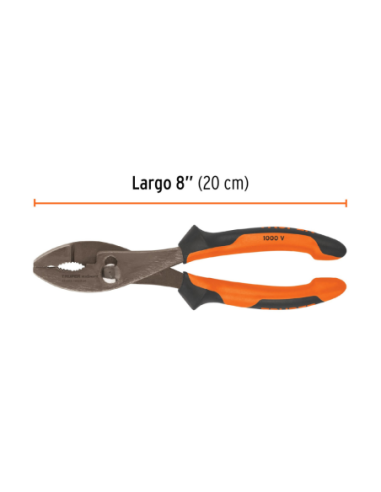 Pinza Chofer 2 Posiciones Largo 20 Cm (8) 13065 Truper