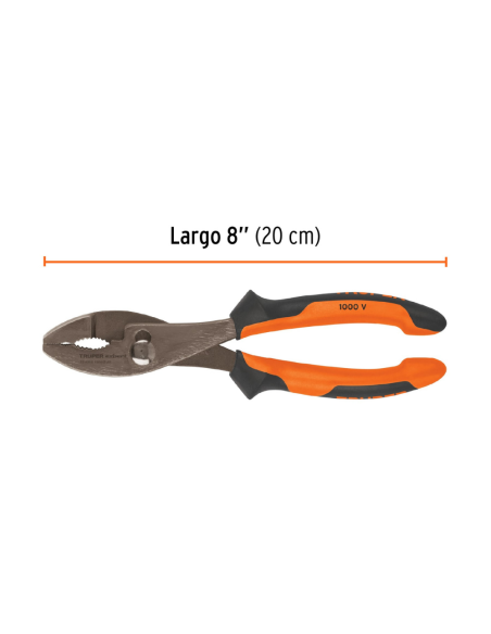 Pinza Chofer 2 Posiciones Largo 20 Cm (8) 13065 Truper Pinza Chofer 2 Posiciones Largo 20 Cm (8) 13065 Truper