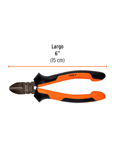Alicate Corte Diagonal Largo (6) 15 Cm 17331 Truper Alicate Corte Diagonal Largo (6) 15 Cm 17331 Truper