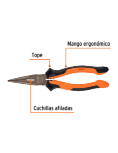 Pinza Punta Media Cana 8 (20 Cm) 17336 Truper 2