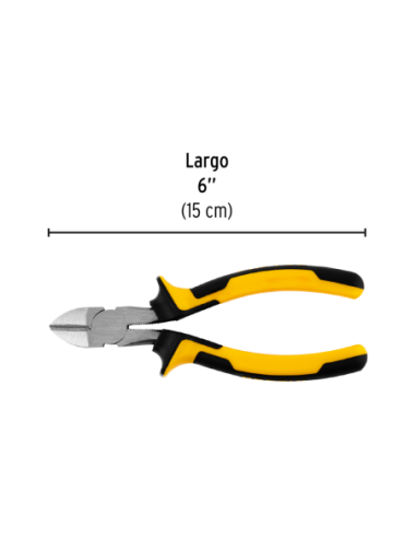 Alicate Corte Diagonal Largo (6) 15 Cm 22675 Truper