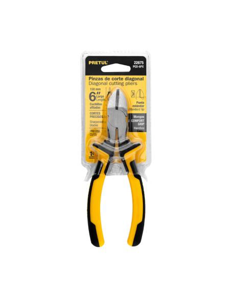 Alicate Corte Diagonal Largo (6) 15 Cm 22675 Truper Alicate Corte Diagonal Largo (6) 15 Cm 22675 Truper