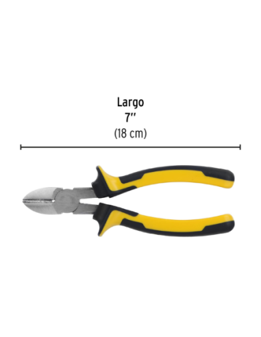 Alicate Corte Diagonal Largo (7) 18 Cm 22678 Truper