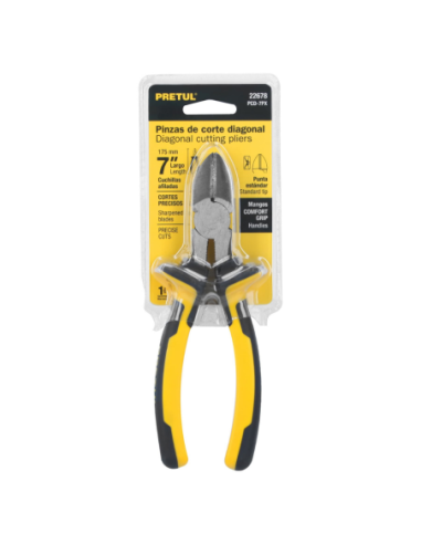Alicate Corte Diagonal Largo (7) 18 Cm 22678 Truper