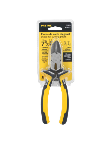 Alicate Corte Diagonal Largo (7) 18 Cm 22678 Truper Alicate Corte Diagonal Largo (7) 18 Cm 22678 Truper