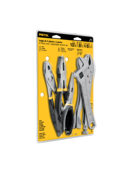 Juego De 4 Pinzas + Ajustable En Blister 22971 Truper Juego De 4 Pinzas + Ajustable En Blister 22971 Truper
