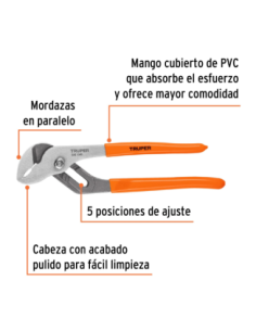 Pinza Pico De Loro Largo 20 Cm (8) Mango Pvc 17350 Truper 2