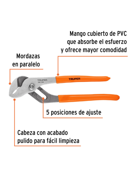 Pinza Pico De Loro Largo 20 Cm (8) Mango Pvc 17350 Truper Pinza Pico De Loro Largo 20 Cm (8) Mango Pvc 17350 Truper