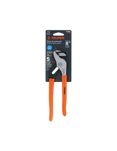 Pinza Pico De Loro Largo 20 Cm (8) Mango Pvc 17350 Truper