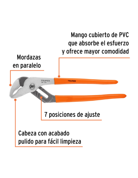 Pinza Pico De Loro Largo 30 Cm (12) Mango Pvc 17352 Truper Pinza Pico De Loro Largo 30 Cm (12) Mango Pvc 17352 Truper