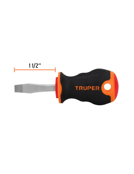 Destornillador Plano Conico 6 X 38 Confort Grip 14003 Truper