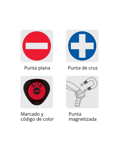 Juego 6 Destornilladores Mango Confort Grip 20220 Truper