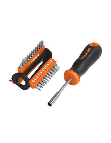 Destonillador Multipunta Enc 1/4 Con 33 Puntas 13595 Truper