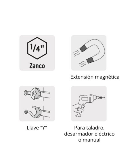 Juego 100 Puntas Combinadas Largo 25mm 17794 Truper