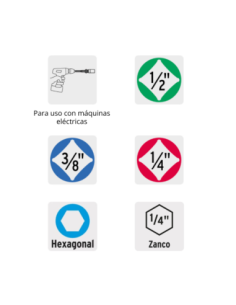 Juego 3 Adaptadores Encastre 1/4 Para Tubos 1/4 3/8 1/2 10752 10752 Truper 2