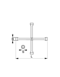 Llave Cruz 17mm 19mm 21mm 29-b Bahco 2