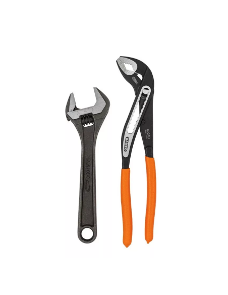 Set De Herramienta Llave Ajustable Y Pinza Orig-8071-6224d Bahco