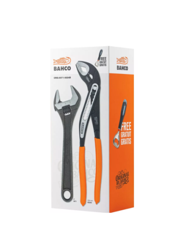 Set De Herramienta Llave Ajustable Y Pinza Orig-8071-6224d Bahco