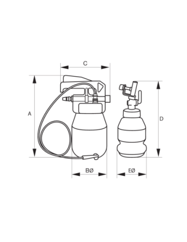 Purgador De Frenos De 1/4 Con Goma Universal Bbr350 Bahco