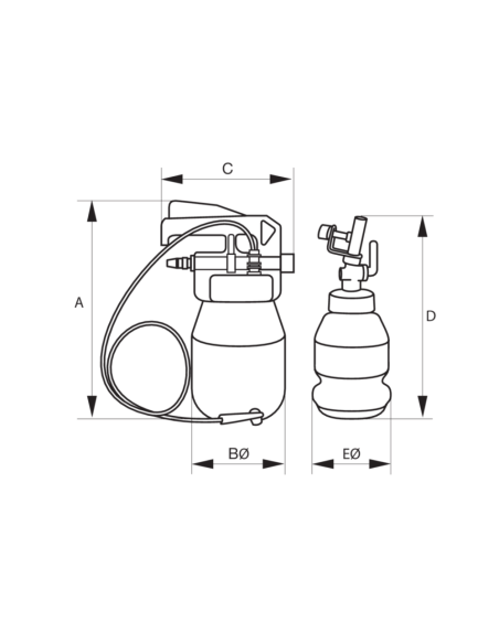 Purgador De Frenos De 1/4 Con Goma Universal Bbr350 Bahco Purgador De Frenos De 1/4 Con Goma Universal Bbr350 Bahco