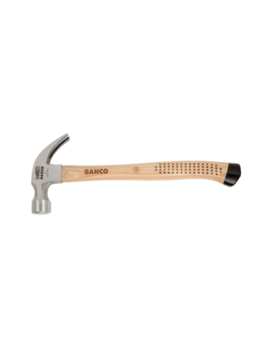 Martillo De Carpintero Con Superficie Antideslizante Y Mango De Madera De 450 G 427-16 Bahco