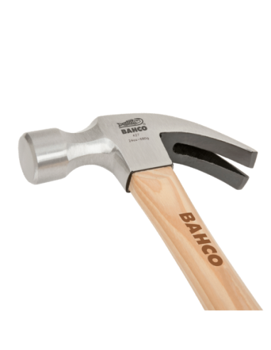 Martillo De Carpintero Con Superficie Antideslizante Y Mango De Madera De 570 G 427-20 Bahco