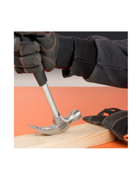 Martillo De Carpintero Con Mango De Acero Tubular Y Empunadura De Caucho De 370 G 429-13 Bahco