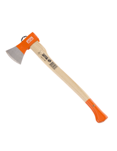 Hacha De Tala Con Mango De Madera De Fresno Curvado De 600mm Y 15 Kg Fgs-1.0-600 Bahco