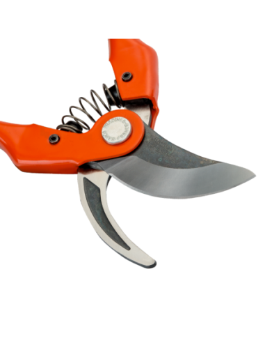 Tijera De Poda Hobbista Corte Bypass De 15mm Con Mango Estampado Y Prensado Y Cabezal De Corte Recto 190mm P126-19-f Bahco