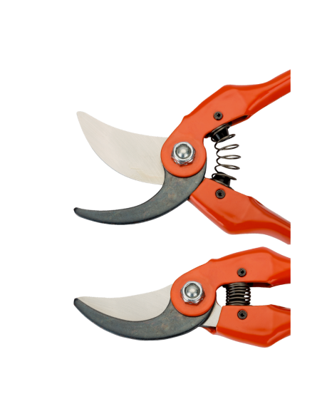 Tijera De Poda Hobbista Corte Bypass De 15mm Con Mango Estampado Y Prensado Y Cabezal De Corte Recto 190mm P126-19-f Bahco