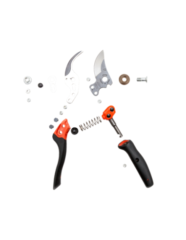 Tijera De Poda Corte Bypass Mediana Ergo De 30mm Con Mango Giratorio Recubierto De Elastomero Pxr-m3 Bahco