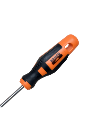 Destornillador Con Mango Monomaterial Punta Plana 4 X 200mm 3240-200 Bahco