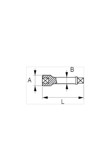 Barra De Extension 3/8 250mm Ex742 7762 Bahco