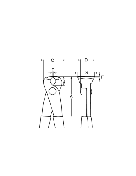 Pinza De Punta Semiredonda Largo 160mm Aislado 1000v (iec 900/vde 680) 2427s-160a-rn Bahco