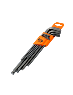 Juego De Llaves Allen Hexagonal Punta Esferica 9 Piezas Be-9770 Bahco 2