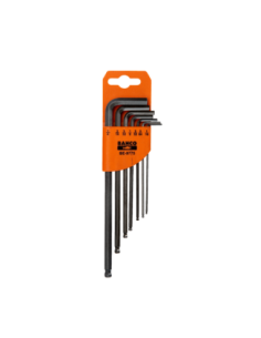 Juego De Llaves Allen Hexagonal Punta Esferica 7 Piezas Be-9775 Bahco