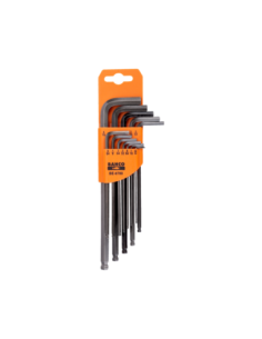 Juego De Llaves Allen Hexagonal Punta Esferica 12 Piezas Be-9780 Bahco