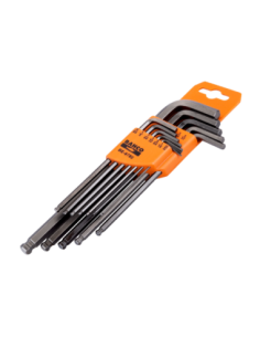 Juego De Llaves Allen Hexagonal Punta Esferica 12 Piezas Be-9780 Bahco 2